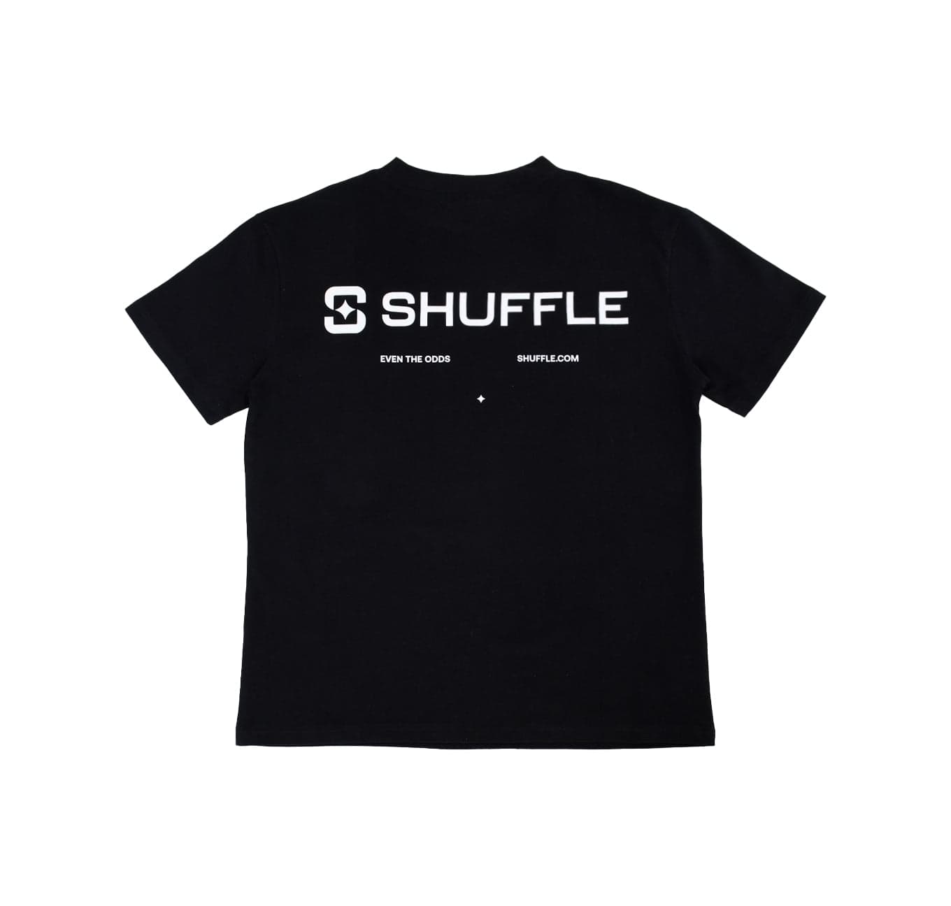 Shuffle T-Shirt - Black - 1blkteebackflat